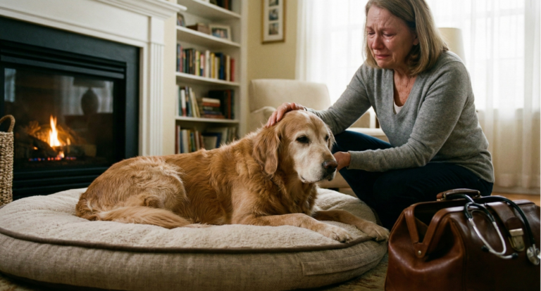 eutanazja psa w domu