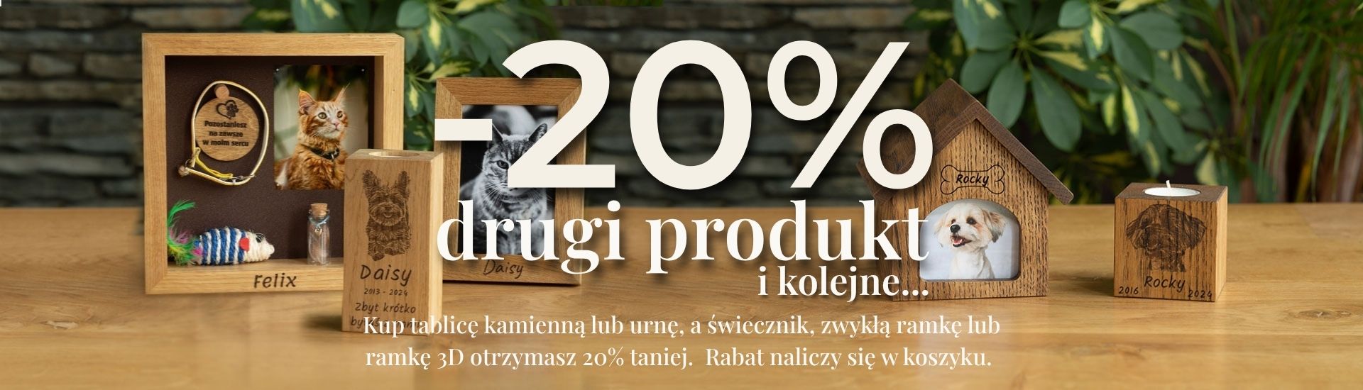 Promocja: -20% na drugi i każdy kolejny produkt